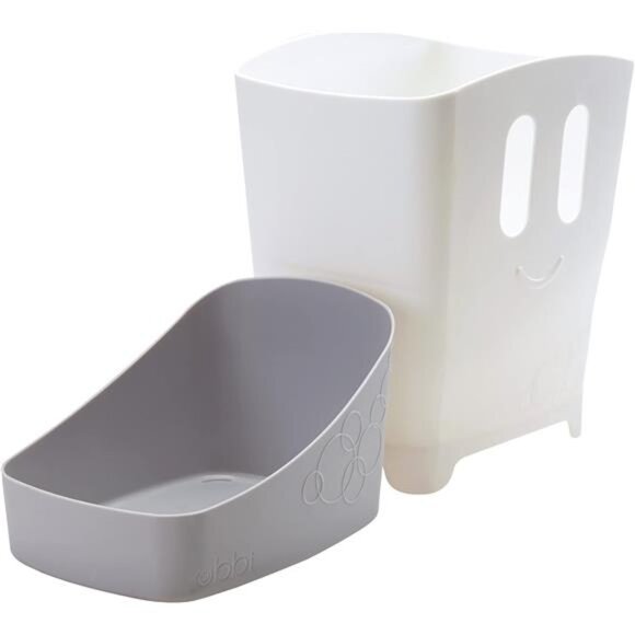 Freestanding Bath Toy Organizer Bath Caddy with Removable Drying Rack Bin - Picture 5 of 7